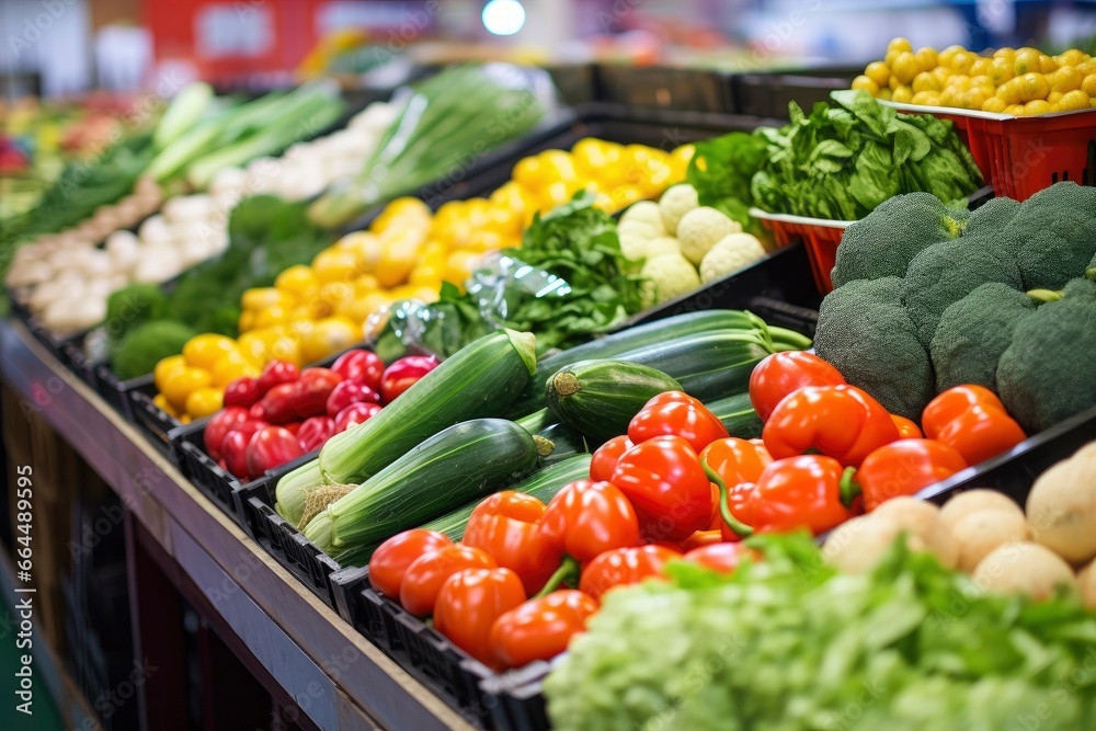 Fruits and Vegetables at City Market.