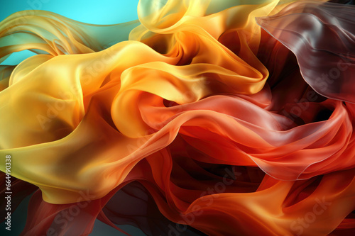 Abstract Colored Background Smoke Generative AI