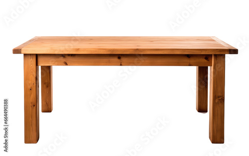 Elegant Wood Dining Table Transparent PNG