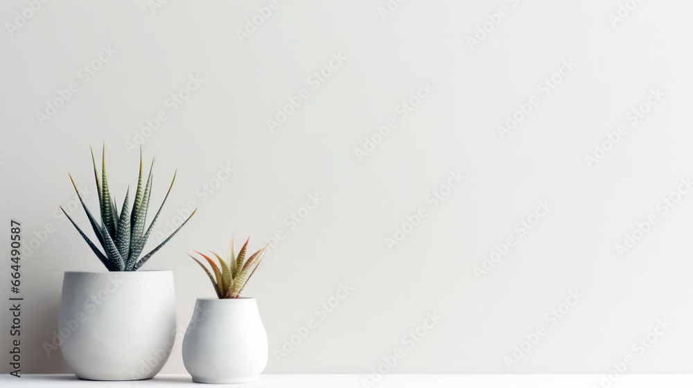 Minimalist White Background Generative AI