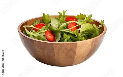 Rustic Salad Mixing Bowl Transparent PNG
