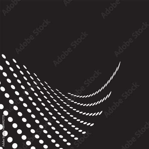 Abstract haftone pattern vector background. dotted design element vector .	