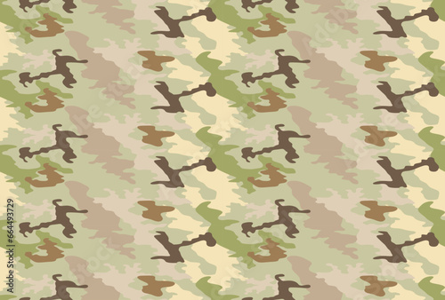 Vector army and military camouflage texture pattern background