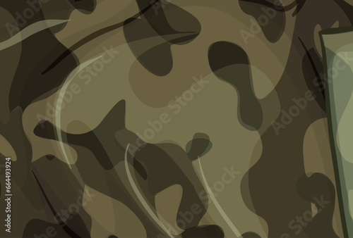 Vector army and military camouflage texture pattern background photo