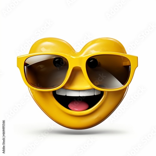 3d smiley face with smile.Emotion Realistic 3d Render. Icon Smile Emoji.