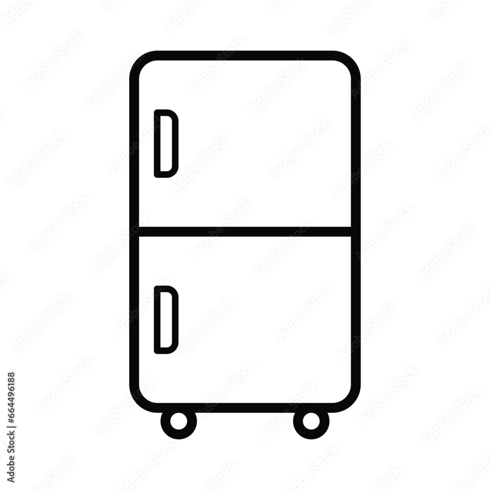 Refrigerator icon design, illustration design Refrigerator icon design, illustration design