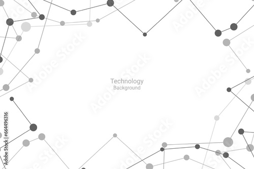 Abstract Technology Connection Background. Vector Illustration