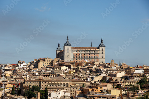 Distant view to the old city of Toledo