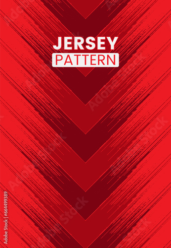 Red arrow grunge geometry shape pattern. Soccer jersey, football kit, bicycle, e-sport, basketball. sports uniform.T-shirt mockup template. Abstract sport background vector.

Vector Formats 