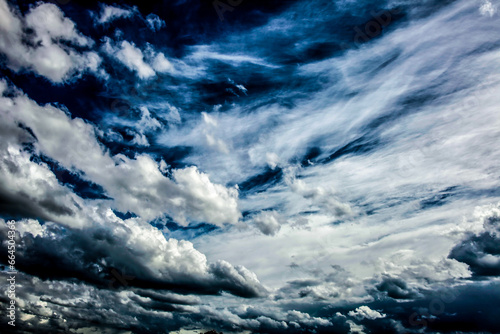 Dramatic sky before the storm. HDR Image (High Dynamic Range).