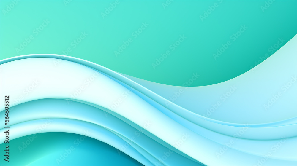 A gradient bold and vivid blue color to light mint green background with many digital wavy white lines. A gradient bold and vivid blue color to light mint green background with many digital wavy white lines.