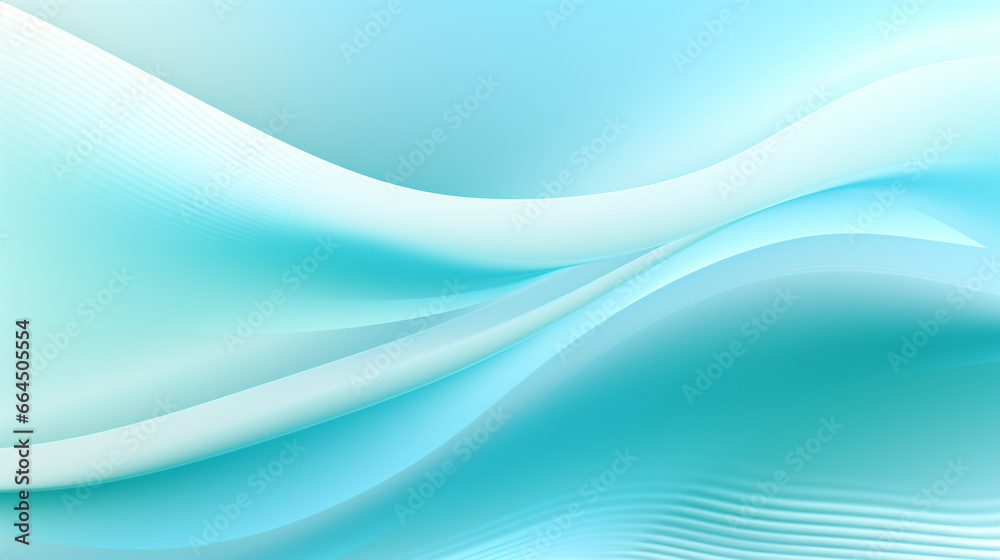 A gradient bold and vivid blue color to light mint green background with many digital wavy white lines. A gradient bold and vivid blue color to light mint green background with many digital wavy white lines.