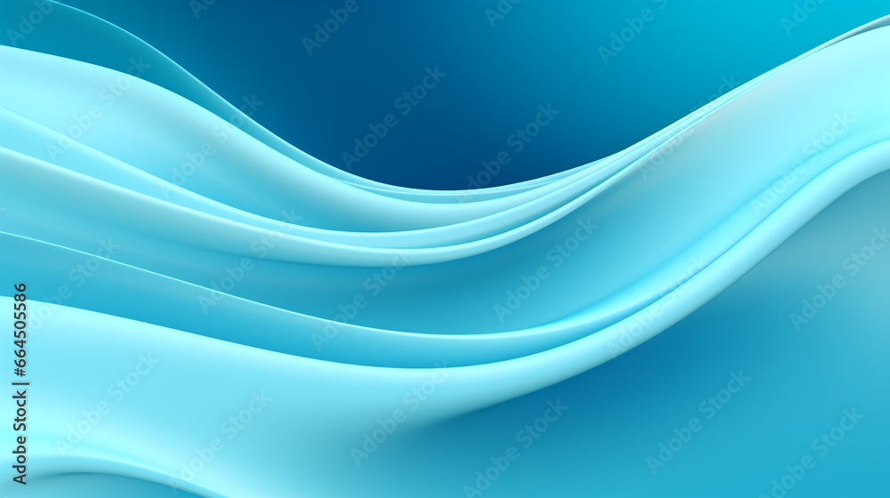 A gradient bold and vivid blue color to light mint green background with many digital wavy white lines. A gradient bold and vivid blue color to light mint green background with many digital wavy white lines.