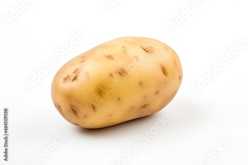 Potato isolated on white background.