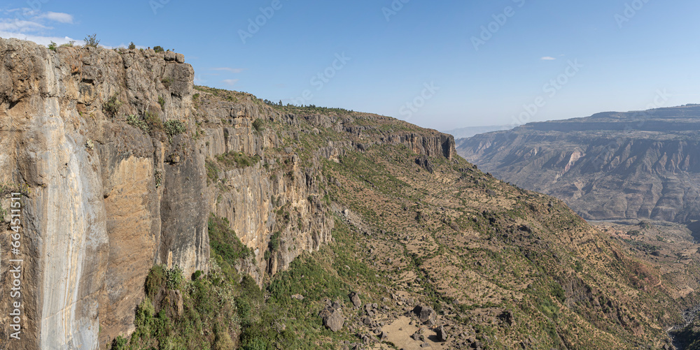 Panoramic view of Simien Mountains, Ethiopia