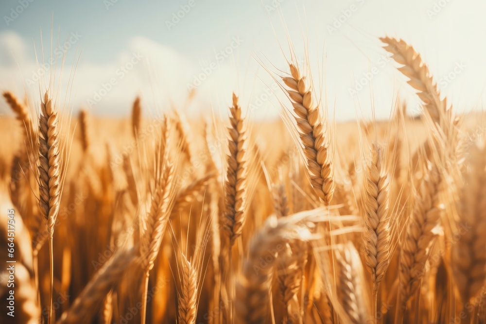 Bountiful Wheat Harvest in the Sun Bountiful Wheat Harvest in the Sun