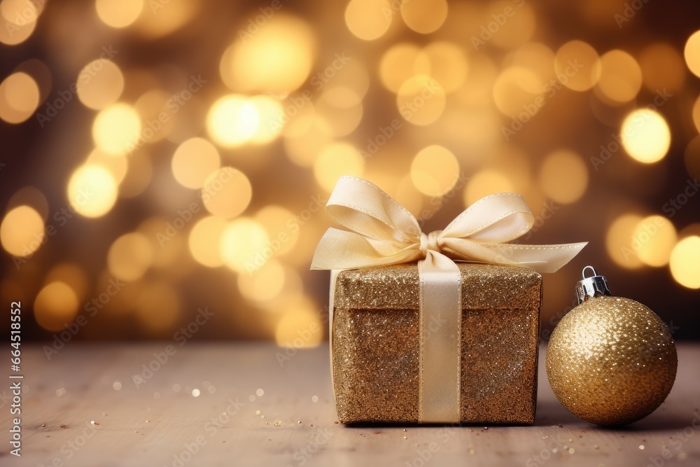 Christmas background, with decorations on blurred background. Christmas background, with decorations on blurred background.