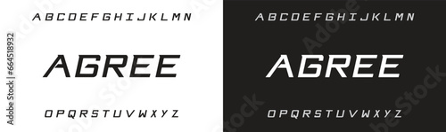 AGREE minimal creative Tech Letter Concept and Luxury vector typeface Logo Design.