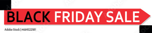 Banner with text BLACK FRIDAY SALE 
