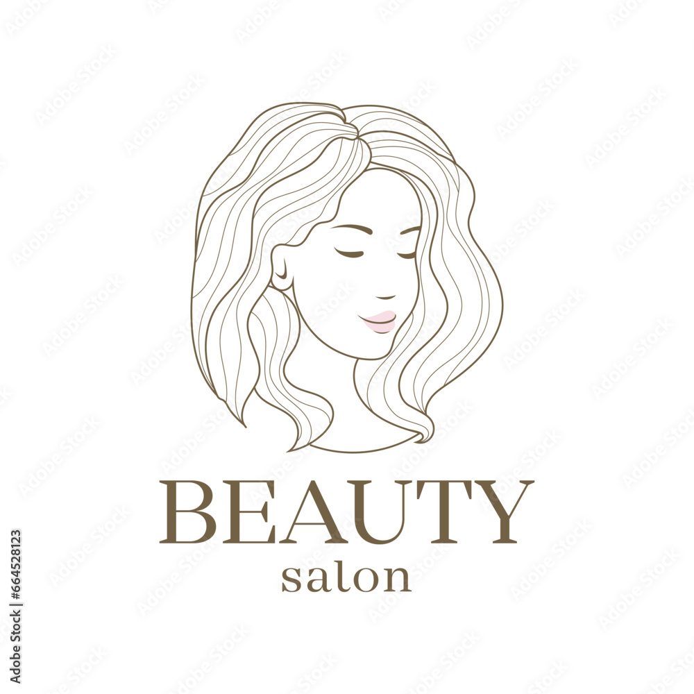 Logo for women beauty salon. Logo for women beauty salon.