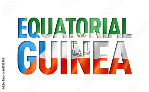 Equatorial Guinea flag text font photo