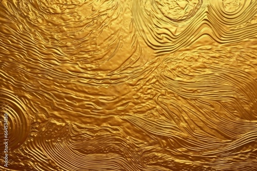 Golden texture for decorative banner or wallpaper. Generative AI