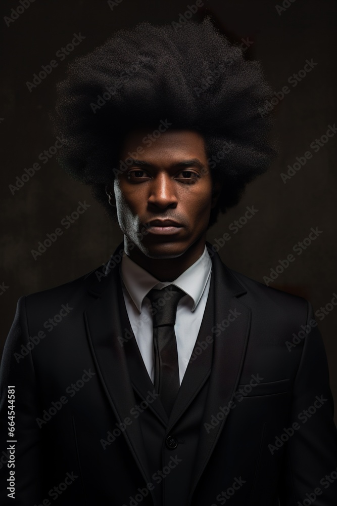 young stylish african black man with afro hair studio shot, confident male with curly hairstyle young stylish african black man with afro hair studio shot, confident male with curly hairstyle