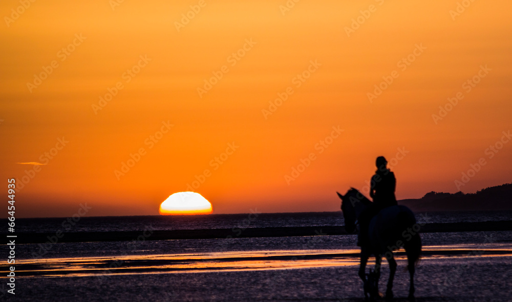 Sunset on Tarifa beach
