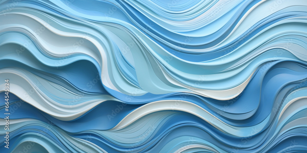 Expressive and lively abstract background in blue tones for design projects