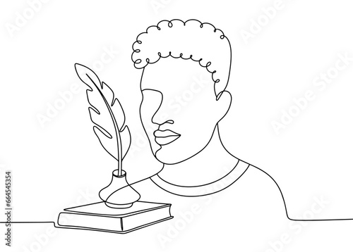 African writer. One line
