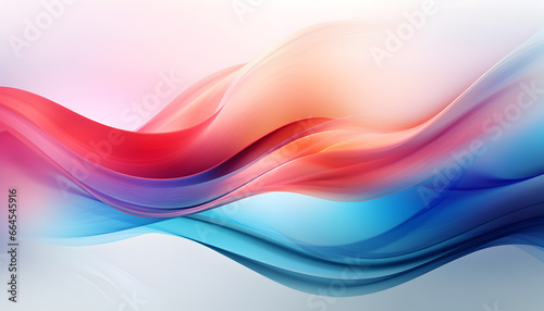 Vibrant Colorful abstract background with smooth lines. Digital art for poster, flyer, banner background or design element. Soft textures on pastel background