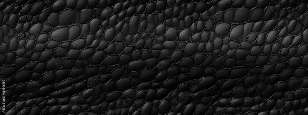 Seamless dark black leather background pattern. Tileable closeup textile texture of soft plush luxury cow hide or other creature or animal skin. A high resolution fashion backdrop Seamless dark black leather background pattern. Tileable closeup textile texture of soft plush luxury cow hide or other creature or animal skin. A high resolution fashion backdrop