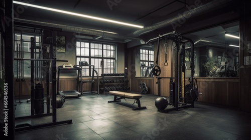 Interior of the gym