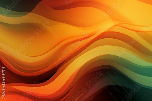 An energetic abstract background with flowing curves. Generative AI