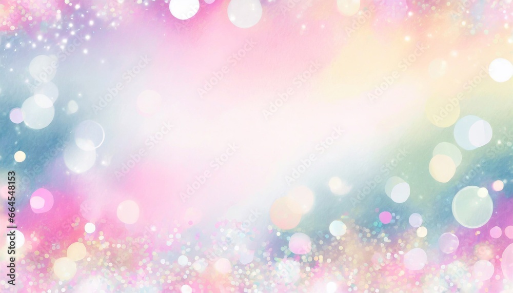 background with scattered sparkles and highlights with space for text, Christmas background, holiday sign and banner, promotional materials.