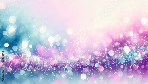 background with scattered sparkles and highlights with space for text, Christmas background, holiday sign and banner, promotional materials.