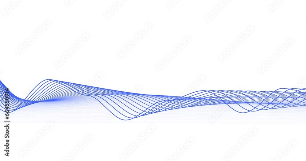 futuristic lines tech motion background. Abstract thin color wavy line over background. flat animated motion graphic background. wavy lines flowing 4K background loop