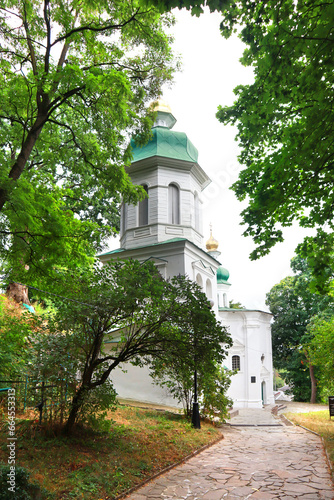  Ilyinsky church and Antonievy Caves in Chernihiv, Ukraine photo