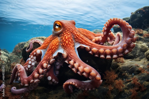 Clever Octopus in the ocean © imagemir