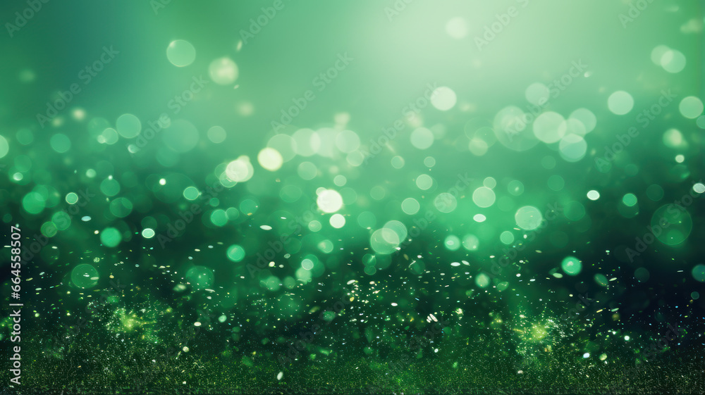 Green Sparkles Abstract Background Green Sparkles Abstract Background