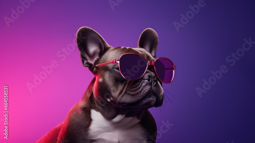 Adorable Dog Wearing Sunglasses © M.Gierczyk