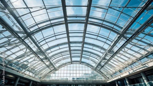 Modern Glass Buildings  Metal Structures Supporting Commercial Spaces