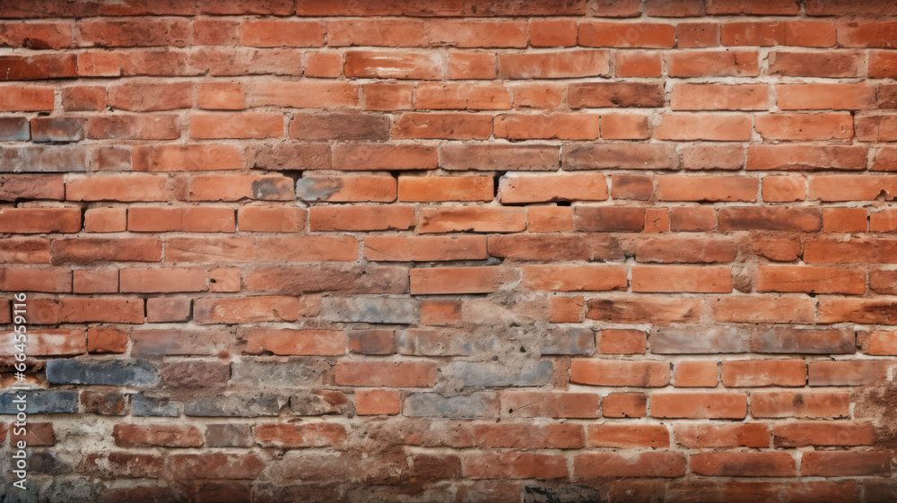 Fototapeta premium Red Brick Wall Texture Background