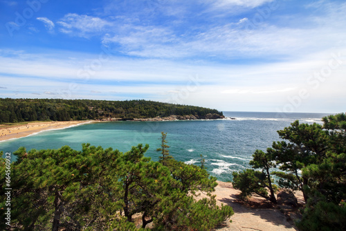 Beautiful Sand Beach in Acadia National Park