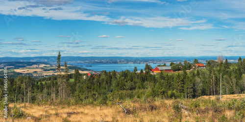 View of Lake Mjosa. photo