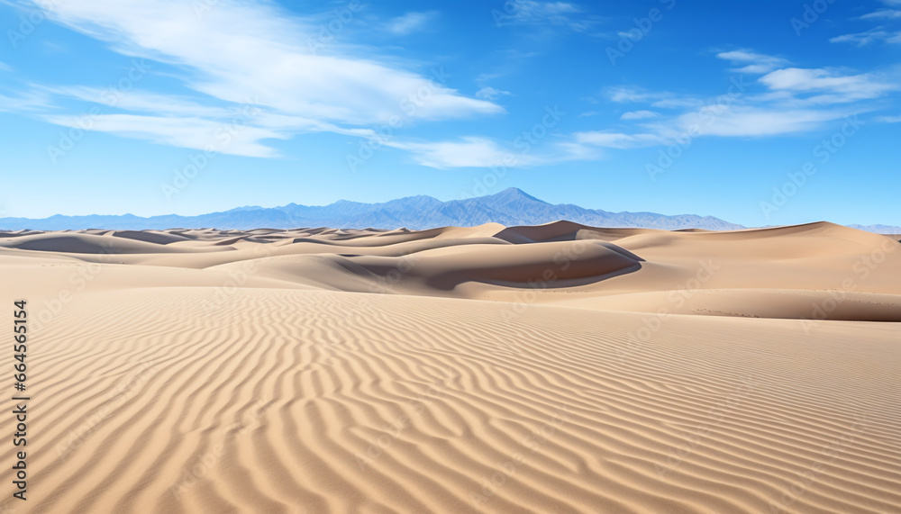 Beautiful Sand Dunes in a Scenic Landscape