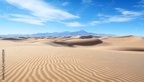 Beautiful Sand Dunes in a Scenic Landscape