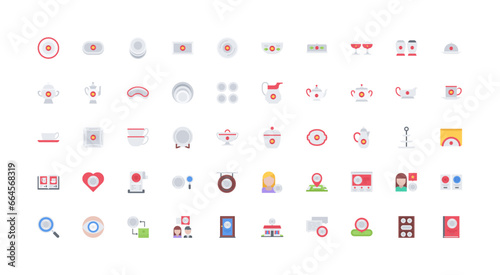 porcelain icon set