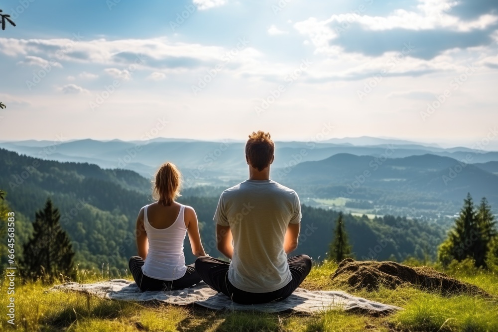 Meditation in Nature, Tranquil Moments for the Pair