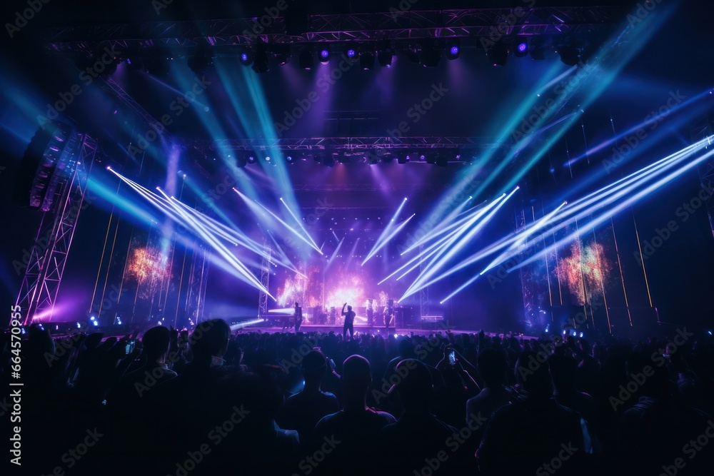Concert comes alive, AI-driven lights, visual a high-energy musical haven Concert comes alive, AI-driven lights, visual a high-energy musical haven